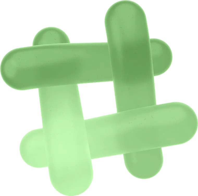 Decorative green line pattern